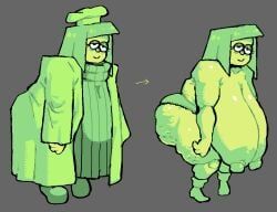 green_(deltarune), deltarune, deltarune_chapter_5, submarichamomi2, areola