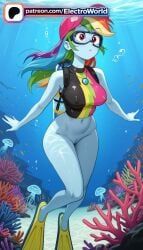 rainbow_dash_(mlp), my_little_pony, patreon, electroworld, 1girl
