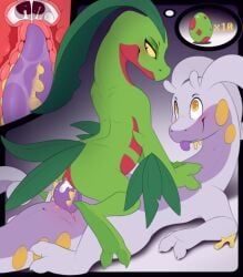 generation_3_pokemon, generation_6_pokemon, goodra, grovyle, pokemon_(species)