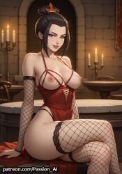 azula, avatar_the_last_airbender, nickelodeon, passion_ai, 1girl