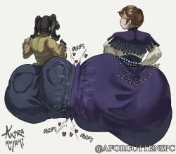 selene_contiello, sienna_contiello, skullgirls, aforgottenspc, 2girls