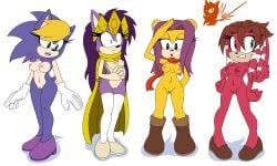 bernadette_hedgehog, isabella_mongoose, lara-le, queen_aleena, queen_aleena_hedgehog
