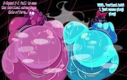 aqua_(deltarune), seth_(deltarune), deltarune, deltarune_chapter_5, undertale_(series)