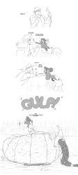 frakass, after_vore, apode, belly, big_belly