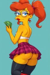 brandine_spuckler, the_simpsons, barts_crush, bra, cletus_wife