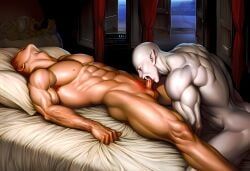 original, jeepguyinsd, 2boys, abs, adams_apple