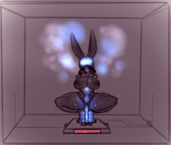 anthro, crouching, dangerous, electrode, electrode_pad