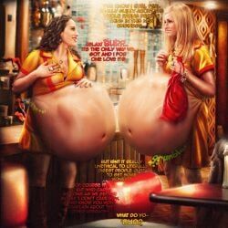 caroline_channing, kat_dennings, max_black, 2_broke_girls, vo-photoshop