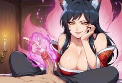 ahri, ahri_(league_of_legends), league_of_legends, 1girls, animal_ears