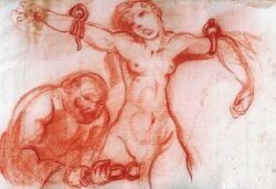 aroldo_bonzagni, 1boy, 1girls, bondage, clit_torture