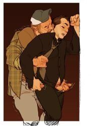 bobby_singer, crowley, crowley_(supernatural), supernatural_(series), artist_request