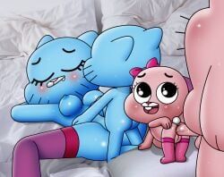 anais_watterson, gumball_watterson, nicole_watterson, richard_watterson, cartoon_network