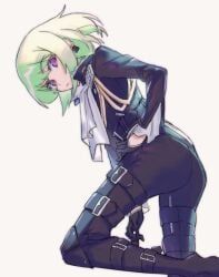 lio_fotia, promare, 1boy, 1femboy, androgynous