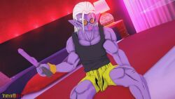 fu_(dragon_ball), dragon_ball_xenoverse_2, dragonball_z, xnixnbvg, biting_condom