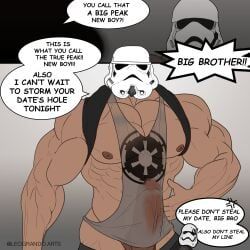 stormtrooper, star_wars, leograndox, 2boys, abs