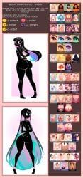 original_character, original, ultimate_waifu_project, after_sex, amber_eyes