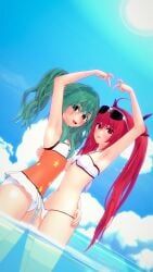 itsuka_kotori, kyouno_natsumi, date_a_live, dr.xidan17, 2girls