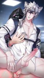 doctor_(arknights), male_doctor_(arknights), silverash_(arknights), arknights, pmoazi