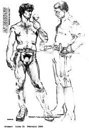 david_(michelangelo), original, statue_of_david, harry_bush, 2boys