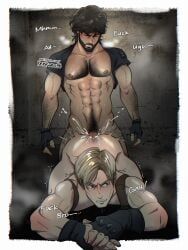 carlos_oliveira, leon_scott_kennedy, resident_evil, kenkaru86, 2boys