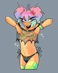 woomi_(sammyjam), sammyjam, bikini, bikini_on_male, bulge