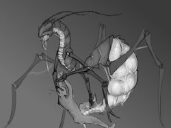 inteko, 4_arms, alien, alien_girl, antennae_(anatomy)