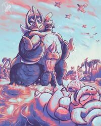 ampharos, azumarill, cramorant, empoleon, flamigo