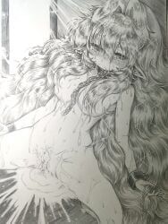 original, 1girl, after_rape, blush, breasts
