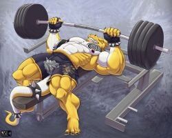 nexus, abs, accessory, anthro, arm_tattoo