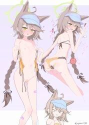 otogi_(blue_archive), blue_archive, 1girl, after_sex, ahoge