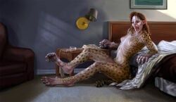 anthro, bed_sheet, bedding, bedroom, breasts
