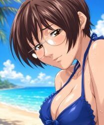 nonogusa_miyuki, bible_black, bible_black_only, 1girls, adapted_costume