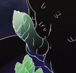 lustwasp, animal_genitalia, black_body, bodily_fluids, egg