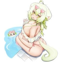laimu, laimu_(summer), indie_virtual_youtuber, sae_art, 1girl