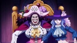 catarina_devon, whitey_bay_(one_piece), one_piece, jabbaman58, blue_hair