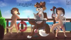 furvie_(furvie), furvie, animal_genitalia, anthro, arm_tuft