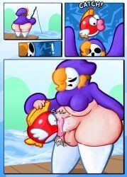 cheep_cheep, shy_gal, mario_(series), nintendo, pincoosh