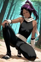 male_yoruichi, shihouin_yoruichi, bleach, tehmar, 1boy
