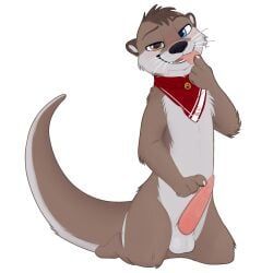 awtter_mascot, artist_request, unknown_artist, 1boy, animal_genitalia