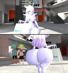 elizabeth_(smg4_oc), octoling_boy, smg4, kaibernation, big_ass_(female)