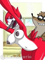margaret_smith_(regular_show), rigby_(regular_show), cartoon_network, regular_show, klaussaurio