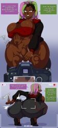 original_character, original, sunnyhero, ass, assisted_masturbation