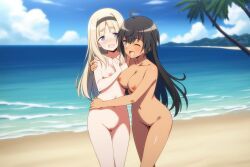 manaia_matawhaura_hato, maria_magdalena_dietrich, luminous_witches, world_witches_series, 2girls