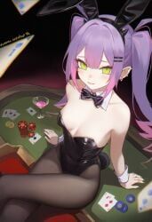 hololive, tomatoketchup96, 1girls, above_view, arm_support