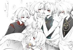 lumine_(genshin_impact), scaramouche_(genshin_impact), wanderer, genshin_impact, kabukimono