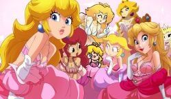 low_poly_peach, princess_peach, dic_entertainment, mario_(series), nintendo