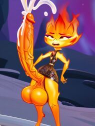 ember_lumen, disney, elemental_(pixar), pixar, 1futa