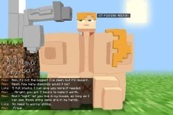 alex_(cyanu), alex_(minecraft), luke_(cyanu), minecraft, shy_nsfw