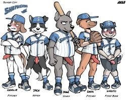 arloatdusk, animal_genitalia, animal_penis, anthro, baseball_cap