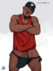 original_character, velgaty, 1boy, bara, barazoku